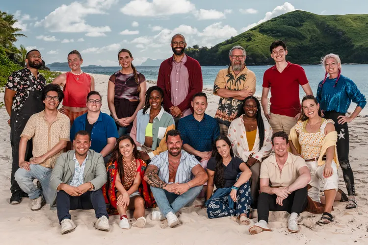 Survivor 49 cast on the beach